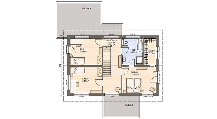 Haas MH Mannheim J 159 Grundriss Obergeschoss