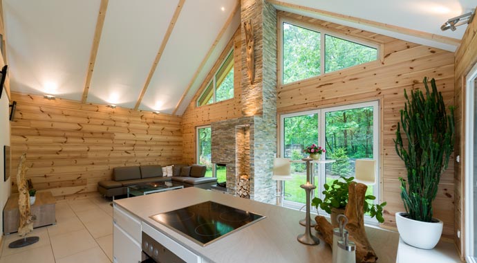 Fullwood Wohnblockhaus Kundenhaus Halterner Berge Wohnbereich