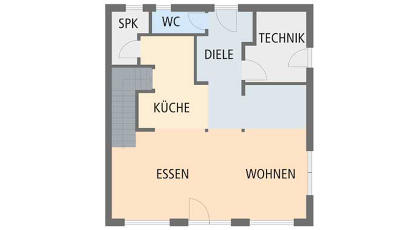 FischerHaus LaTosca Armeria Grundriss Erdgeschoss