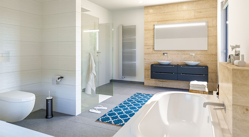 Schwabenhaus Selection-E-175 Wohnbeispiel Badezimmer