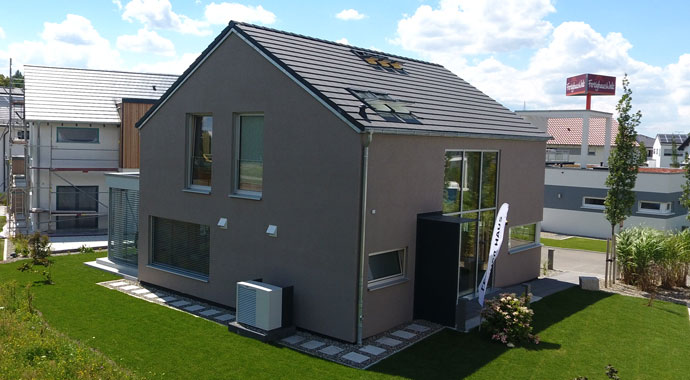 Außenansicht Musterhaus Günzburg von Lehner-Haus