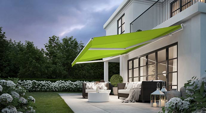 Markise mit Akzentlicht von markilux