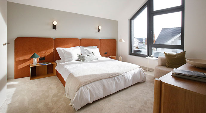 Schlafzimmer Musterhaus Wuppertal von Danwood