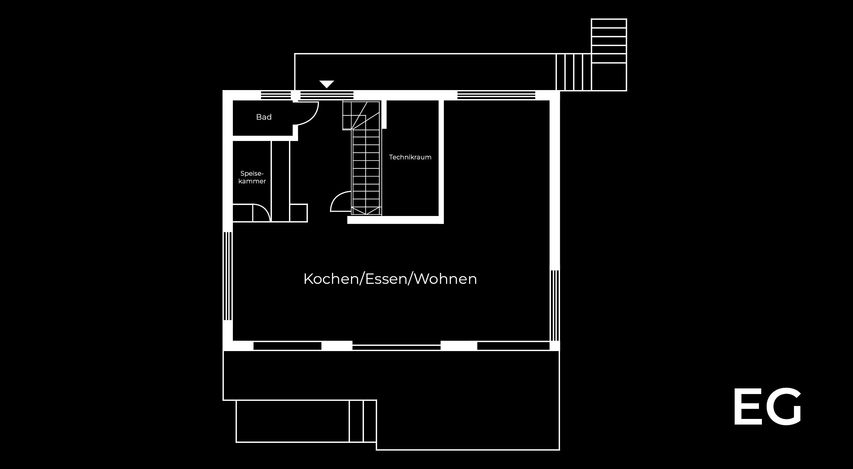 Grundriss Erdgeschoss Gerlach von Bau-Fritz