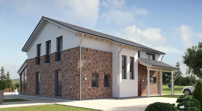 Gussek Haus Musterhaus  Isabella Außenaufnahme