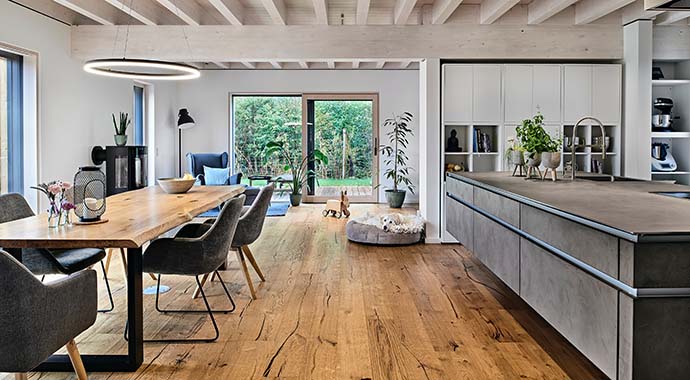 Wohnbereich. Foto: Bau-Fritz