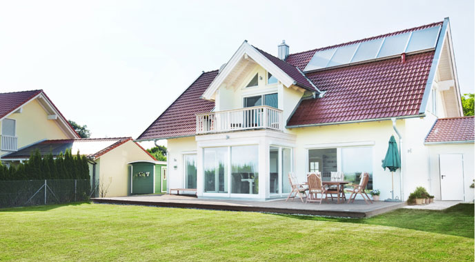 Isartaler Holzhaus Individueller Architektenentwurf Erlensee Außenansicht