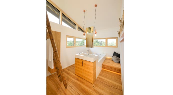 Bau-Fritz, Musterhaus Alpenchic Bad