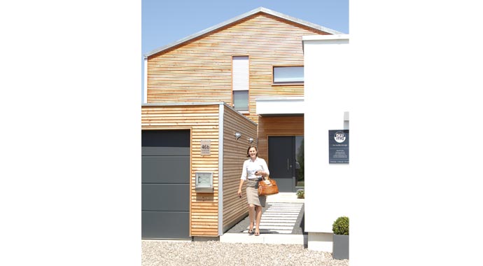 Baufritz Haus Wriedt Außenansicht