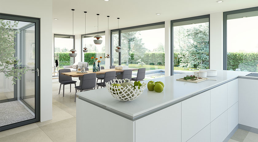 Bien-Zenker Stadtvilla Concept-M 210 Günzburg Küche