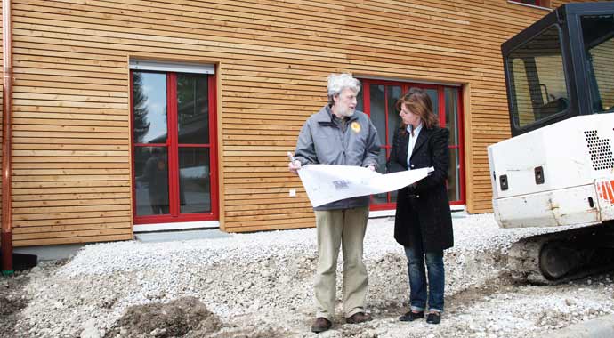 Bauherrenberater bei der Arbeit