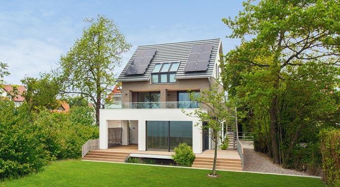 Baufritz Haus am See Außenansicht