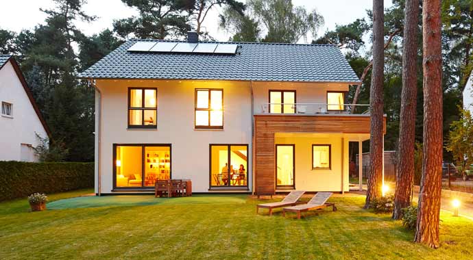 Außenansicht Haus Waldsee von Gussek Haus