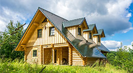 Außenansicht Blockhaus Waldschlösschen von LéonWood