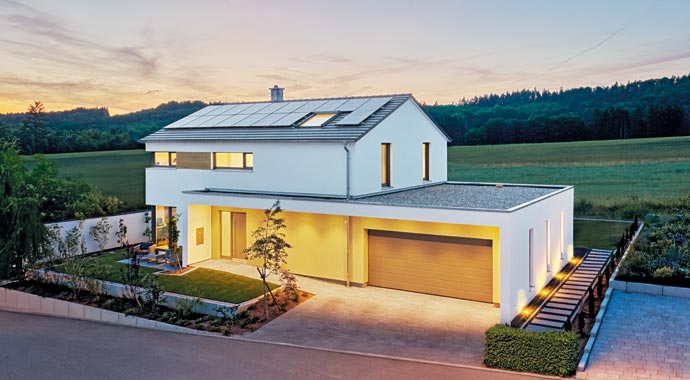 Außenansicht Haus Bieg von Fertighaus WEISS