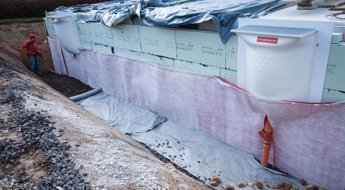 Fertigkeller mit Lichtschacht