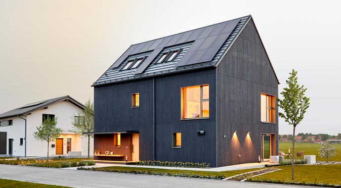 Außenansicht my smart green home von Bau-Fritz