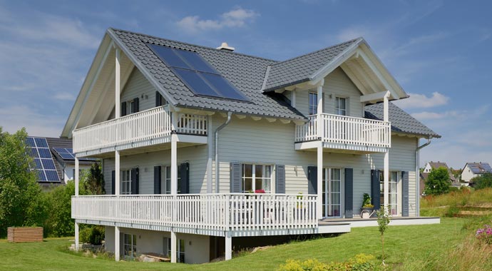 Bau-Fritz Haus Motz Russ Außenansicht