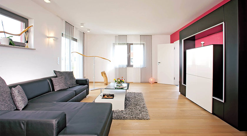 Fingerhut Musterhaus Erlangen Wohnbereich