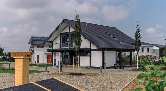 Meisterstück-Haus Musterhaus Günzburg Außenansicht
