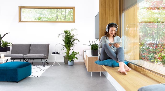 Wohnbereich Sunshine 220 von WeberHaus