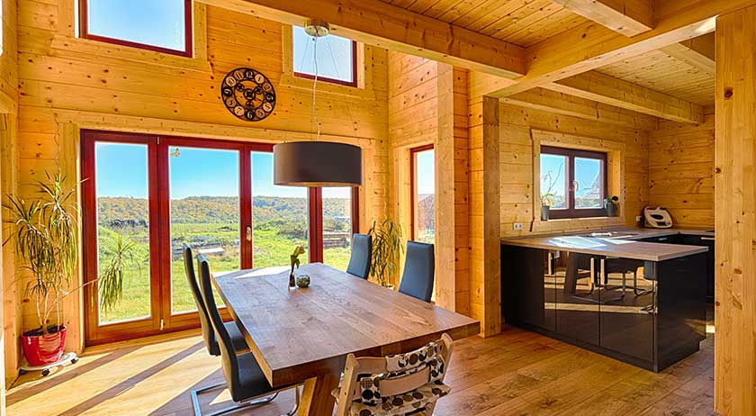 LéonWood Haus Feodora Wohnbereich