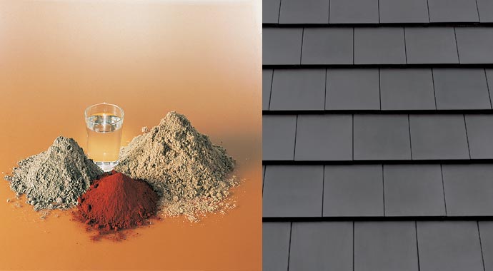 Dacheindeckung Monier Braas Betondachstein Tegalit