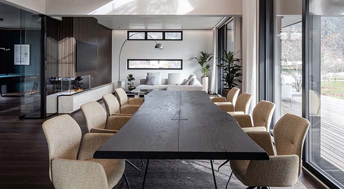 Wohn-, Ess-, Kochbereich | Foto: Griffnerhaus