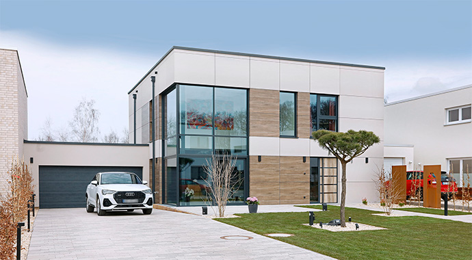 Außenansicht Musterhaus Vision Wolfsburg