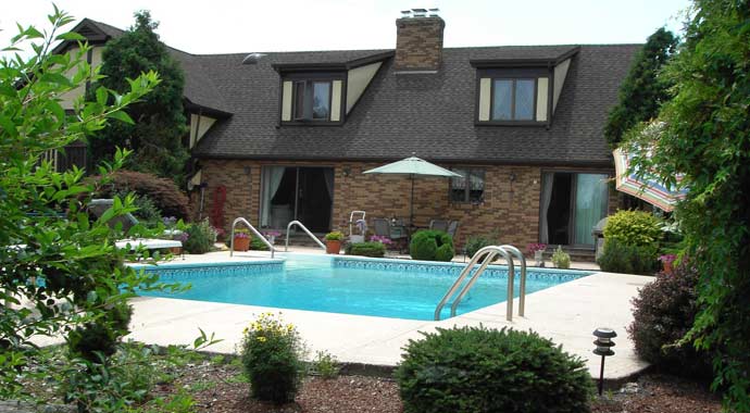 Terrasse mit Pool Terrasse mit Pool