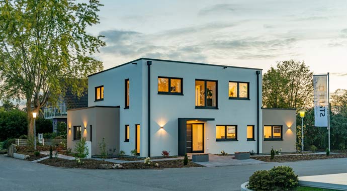 Außenansicht Musterhaus Mannheim von STREIF Außenansicht Musterhaus Mannheim von STREIF