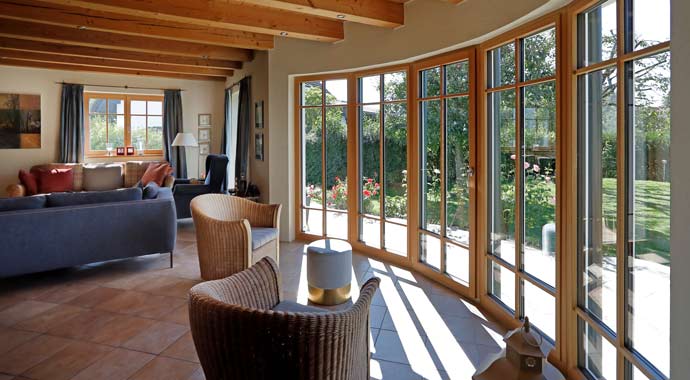 Aluminium-Holz-Fenster von Kneer