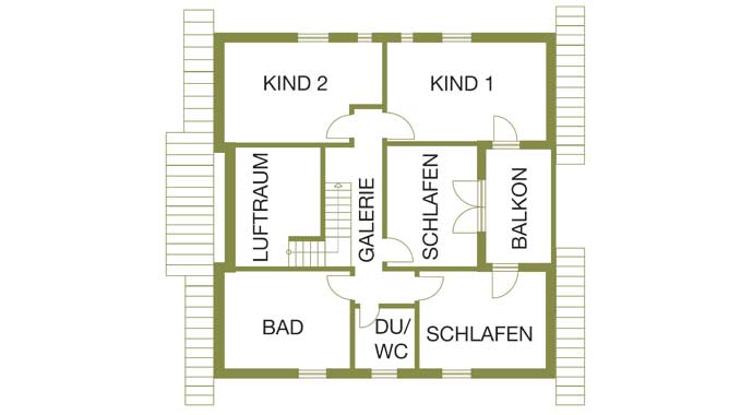 Stommel Haus Holunder 2 Grundriss Obergeschoss
