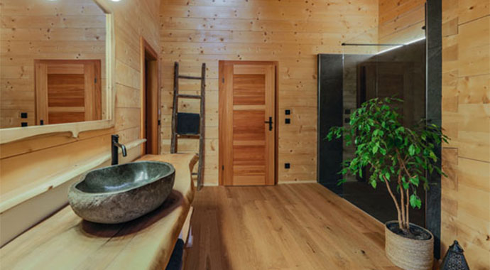 Badzimmer Freiburg von Chiemgauer Holzhaus