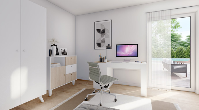 Arbeitszimmer Family 159 von Dan-Wood Family