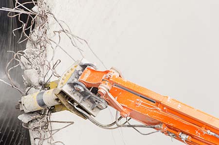 Abbruch eines Gebäudes Abbruch eines Gebäudes