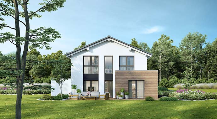 Außenansicht | Foto: FAVORIT Massivhaus