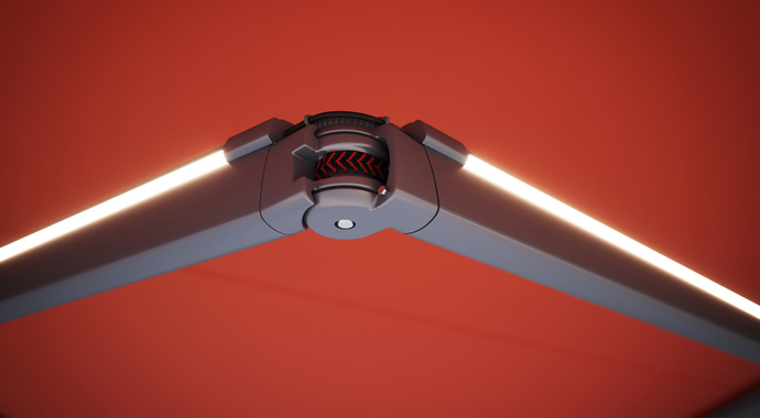 Markise mit Akzentlicht von markilux