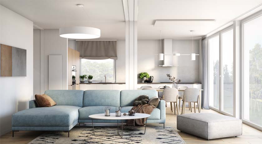 Wohnraum Bungalow NEXT 110 WT