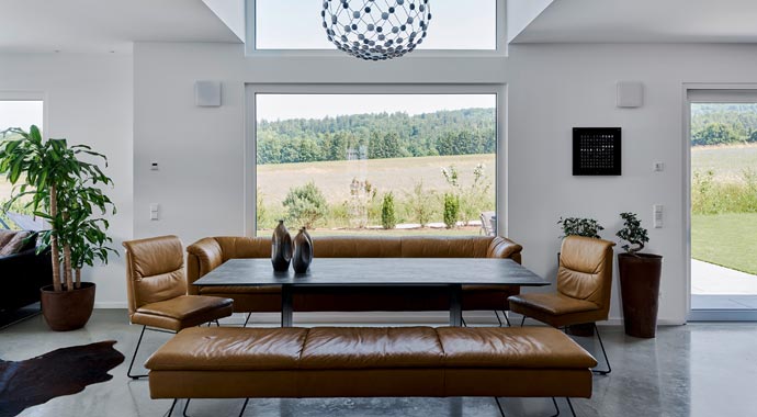 Wohnbereich Haus Bieg von Fertighaus WEISS