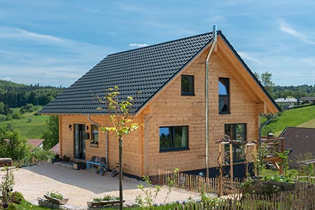 Außenansicht Blockhaus Mainhardter Waldblick von Fullwood Außenansicht Blockhaus Mainhardter Waldblick von Fullwood