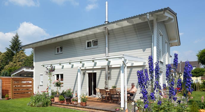 Außenansicht Kundenhaus Erle2 von Stommel Haus