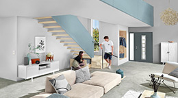 Treppe mit Schubkasten von Treppenmeister