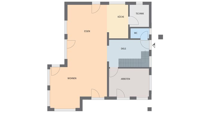 Living Haus Sunshine 165 Grundriss Erdgeschoss