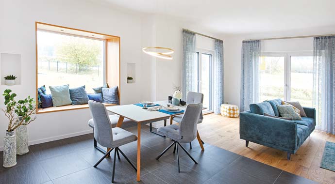 Essbereich Musterhaus Günzburg von Fingerhut Haus