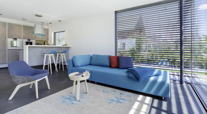 Luxhaus Musterhaus „fine“ Wohnbereich