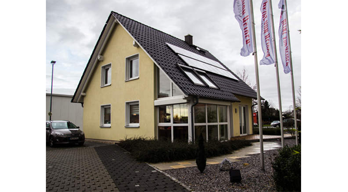 Heinz von Heiden Musterhaus Kamen Außenansicht