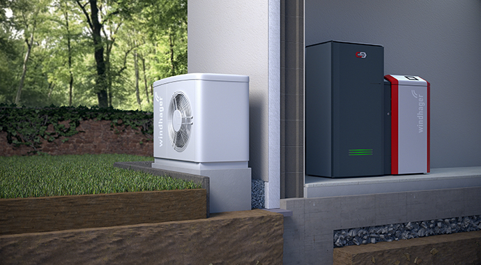 Wer nicht von einem einzelnen Energieträger abhängig sein möchte, für den bieten sich Hybridsysteme an | Foto: Windhager Wer nicht von einem einzelnen Energieträger abhängig sein möchte, für den bieten sich Hybridsysteme an | Foto: Windhager