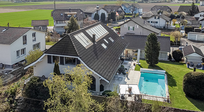 Das Haus der Familie Habegger | Foto: Zehnder