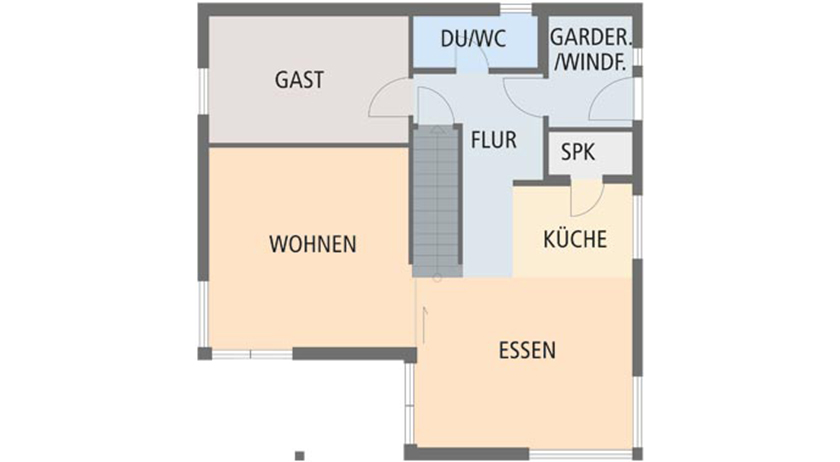 Lehner Haus Homestory 393 Grundriss Erdgeschoss